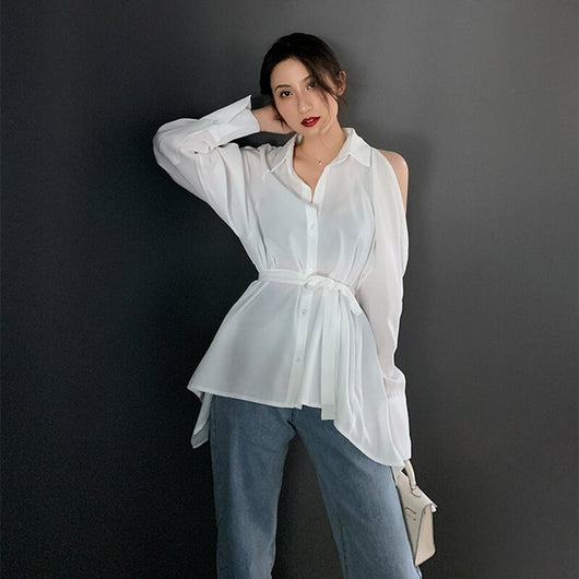 Blusa Blanca de Diseño Exclusivo para Mujer - Image 12