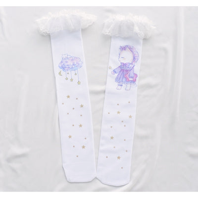 Calcetines de Encaje Delicado y Elegante - Image 8