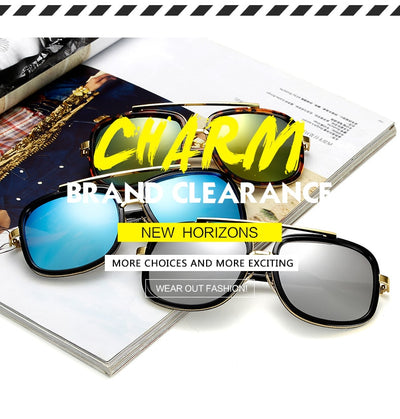 Gafas de Sol Cuadradas Flat Top Lujo - Diseño Unisex Estilo Celebrity - Image 18