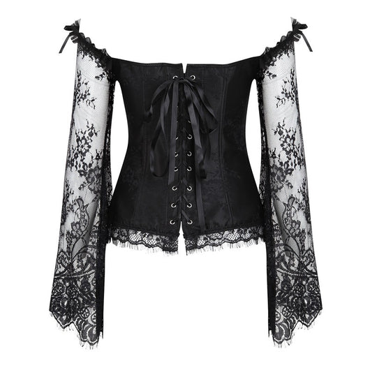 Corset Bustier Elegante con Mangas Largas - Estilo Steampunk y Gothic - Image 10
