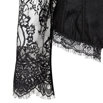 Corset Bustier Elegante con Mangas Largas - Estilo Steampunk y Gothic - Image 12