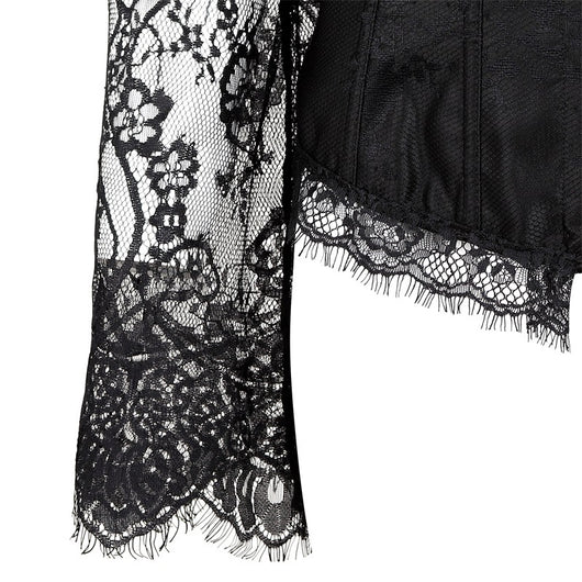 Corset Bustier Elegante con Mangas Largas - Estilo Steampunk y Gothic - Image 12