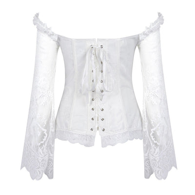 Corset Bustier Elegante con Mangas Largas - Estilo Steampunk y Gothic - Image 14