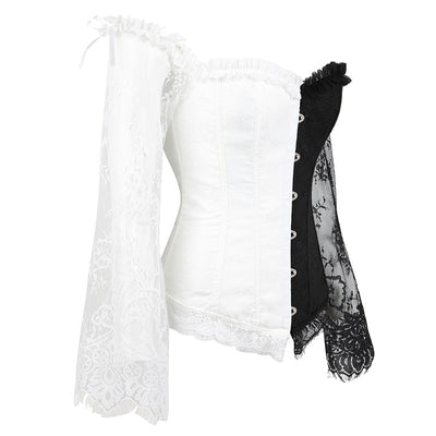 Corset Bustier Elegante con Mangas Largas - Estilo Steampunk y Gothic - Image 19