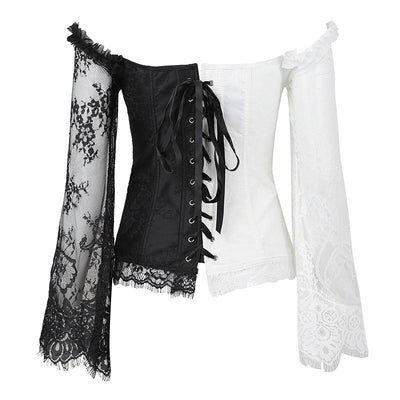 Corset Bustier Elegante con Mangas Largas - Estilo Steampunk y Gothic - Image 20