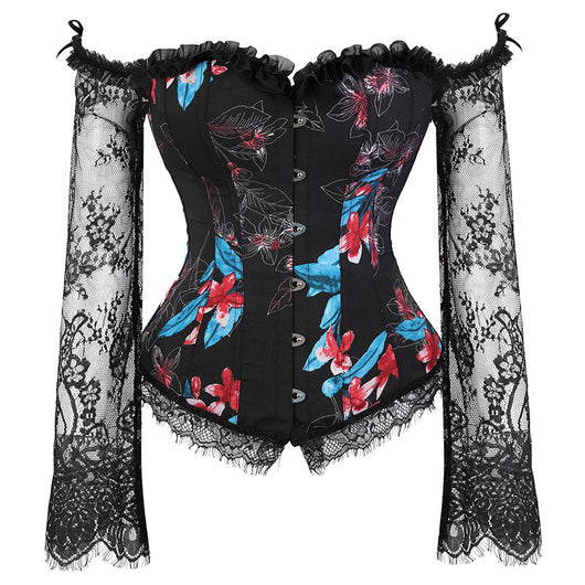 Corset Bustier Elegante con Mangas Largas - Estilo Steampunk y Gothic - Image 27