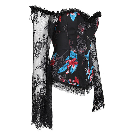 Corset Bustier Elegante con Mangas Largas - Estilo Steampunk y Gothic - Image 29