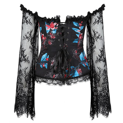Corset Bustier Elegante con Mangas Largas - Estilo Steampunk y Gothic - Image 30