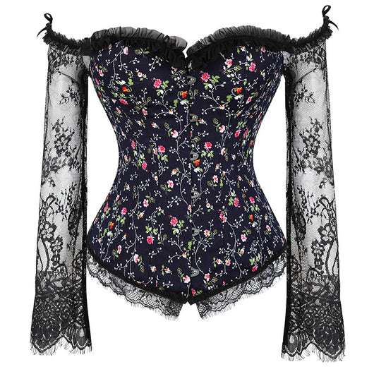 Corset Bustier Elegante con Mangas Largas - Estilo Steampunk y Gothic - Image 32