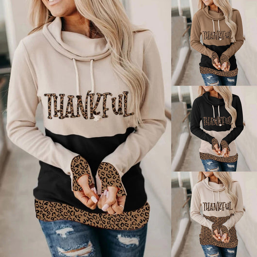 Suéter para Dama Estampado Leopardo con Letras Trendy - Image 8