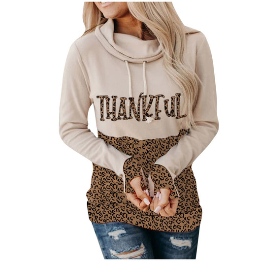Suéter para Dama Estampado Leopardo con Letras Trendy - Image 11