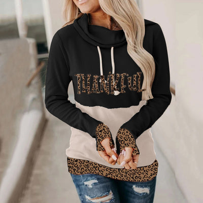 Suéter para Dama Estampado Leopardo con Letras Trendy - Image 16