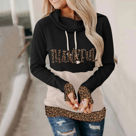 Suéter para Dama Estampado Leopardo con Letras Trendy - Image 16