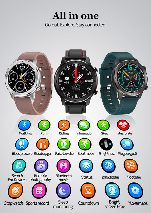 Reloj Deportivo Inteligente DT78 Resistente al Agua - Image 18