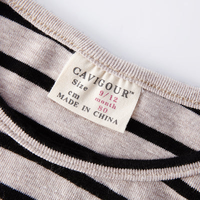 Camisetas de Rayas para Niñas - Algodón Puro, Manga Larga Otoño Primavera - Image 16