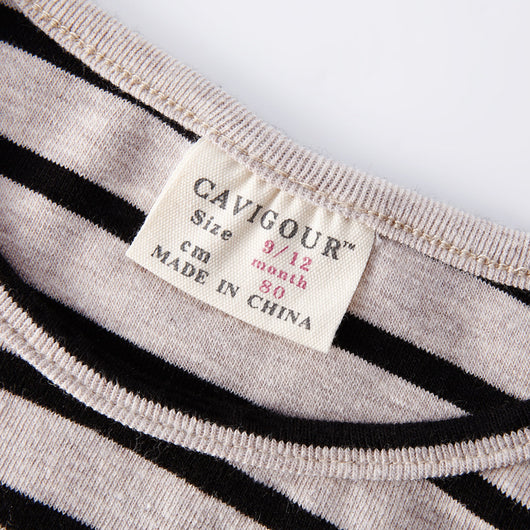 Camisetas de Rayas para Niñas - Algodón Puro, Manga Larga Otoño Primavera - Image 16