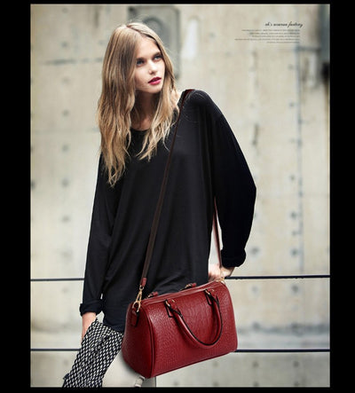 Bolsa Mensajero de Hombro Estampado Moderno - Portafotos Portátil - Image 11