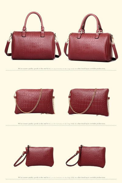 Bolsa Mensajero de Hombro Estampado Moderno - Portafotos Portátil - Image 23