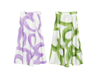 Blusa Primaveral con Estampado de Cintas y Graffiti para Mujer - Image 14