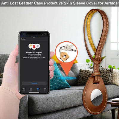 Funda Protectora de Lujo PU para Apple AirTag - Resistente a Golpes y Rayones - Image 19