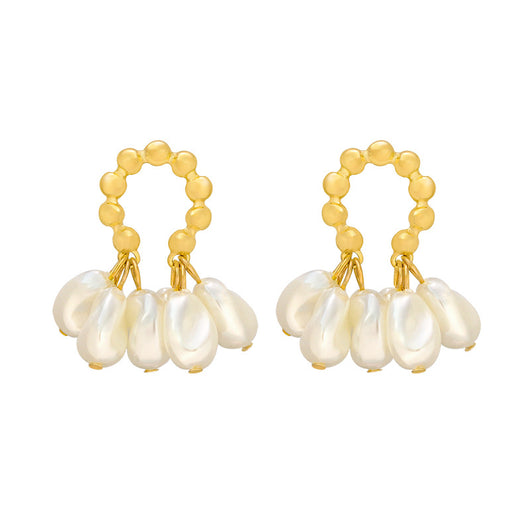 Pendientes de Perlas Barrocas de Agua Dulce - Image 2