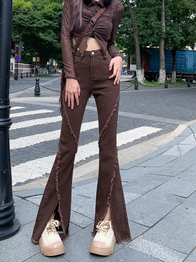 Pantalones Vaqueros Slim Rotos con Detalle Herradura - Image 14