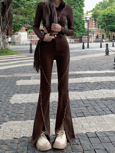 Pantalones Vaqueros Slim Rotos con Detalle Herradura - Image 16