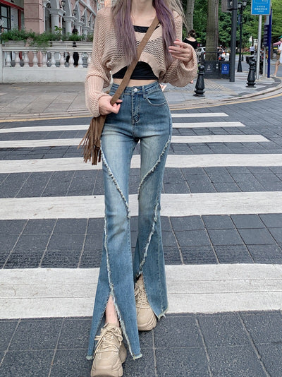 Pantalones Vaqueros Slim Rotos con Detalle Herradura - Image 20