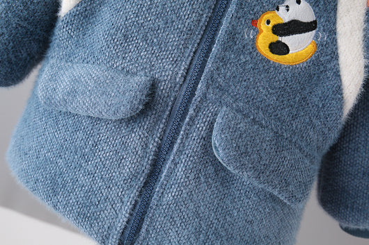 Abrigo Infantil de Invierno en Terciopelo Mink con Forro Térmico - Image 19