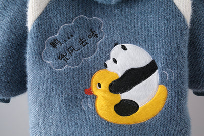 Abrigo Infantil de Invierno en Terciopelo Mink con Forro Térmico - Image 23