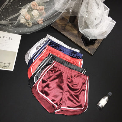 Shorts Deportivos Elásticos de Cintura Alta con Acabado Brillante - Image 10