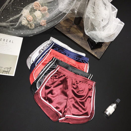 Shorts Deportivos Elásticos de Cintura Alta con Acabado Brillante - Image 10