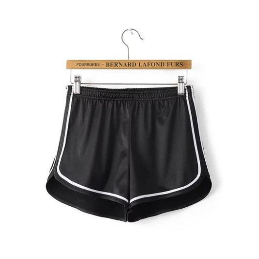 Shorts Deportivos Elásticos de Cintura Alta con Acabado Brillante - Image 23