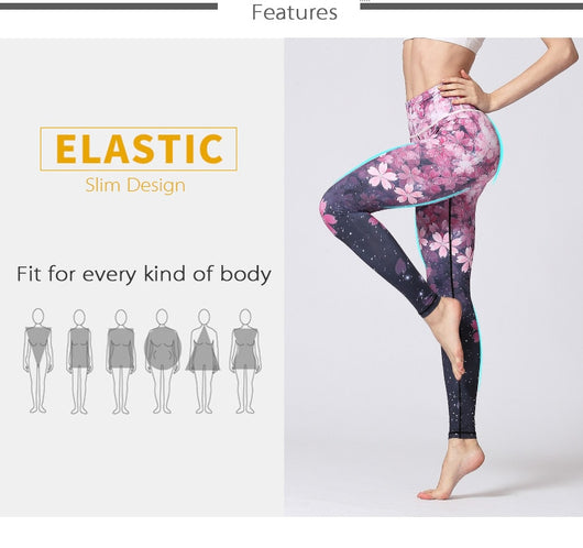 Pantalones de Yoga Deportivos Estampados - Image 17