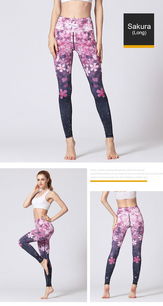 Pantalones de Yoga Deportivos Estampados - Image 22