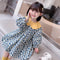 Vestido Infantil Estilo Princesa Coreano con Detalles Occidentales
