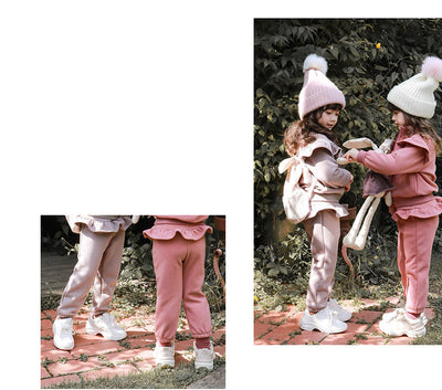Pantalones Capri Niña Invierno con Encaje y Forro Térmico - Image 10