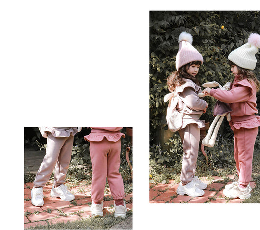 Pantalones Capri Niña Invierno con Encaje y Forro Térmico - Image 10