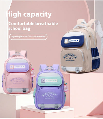 Mochila Escolar de Gran Capacidad - Alivio de Carga para Estudiantes - Image 31