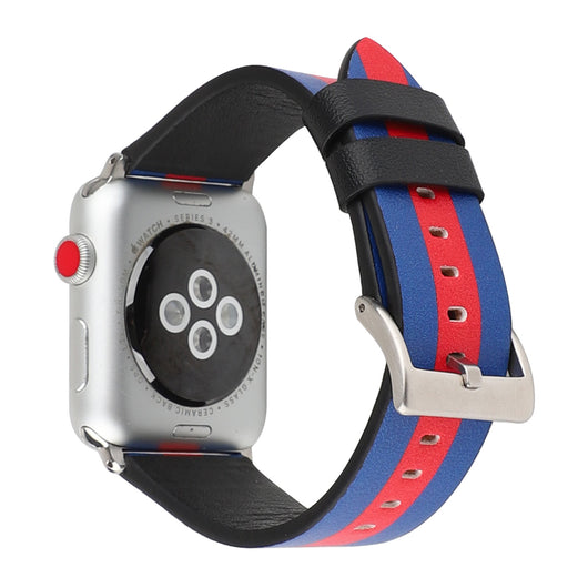 Correa de Reloj en Cuero con Patrón de Bandera - Image 21