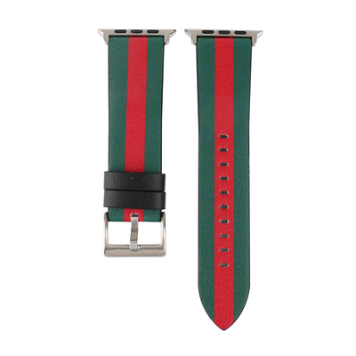Correa de Reloj en Cuero con Patrón de Bandera - Image 37