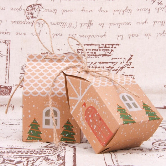 Pack 5 Bolsas para Galletas Navideñas Forma de Casa - Image 11