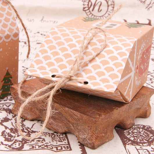 Pack 5 Bolsas para Galletas Navideñas Forma de Casa - Image 17