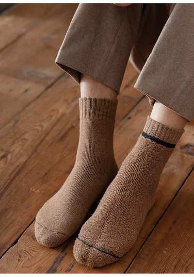 Calcetines Térmicos Gruesos para Hombre - Lana Cálida Tubo Medio - Image 11