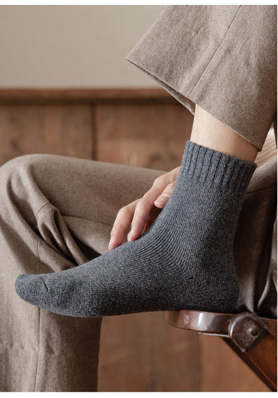 Calcetines Térmicos Gruesos para Hombre - Lana Cálida Tubo Medio - Image 12