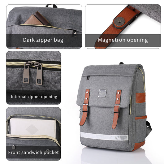 Mochila Escolar de Gran Capacidad para Estudiantes y Computadora - Image 10