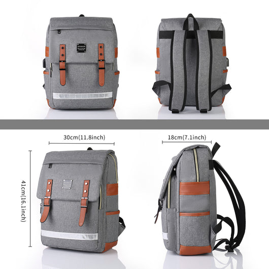 Mochila Escolar de Gran Capacidad para Estudiantes y Computadora - Image 13