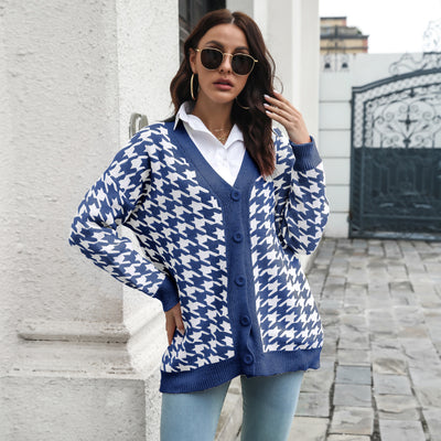 Cardigan de Lana con Bolsillos Contrastados y Cuello en V - Image 35