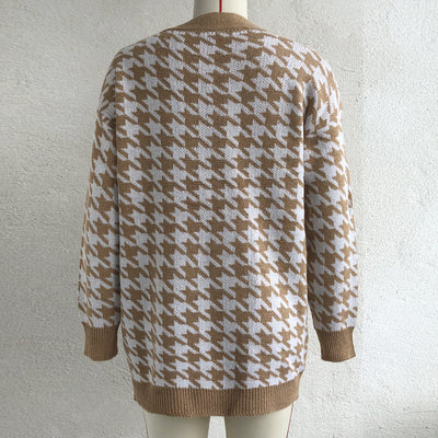 Cardigan de Lana con Bolsillos Contrastados y Cuello en V - Image 39