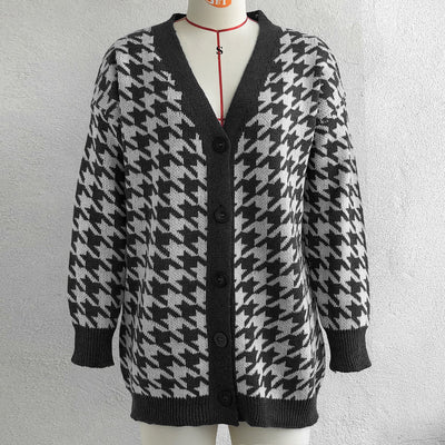 Cardigan de Lana con Bolsillos Contrastados y Cuello en V - Image 40